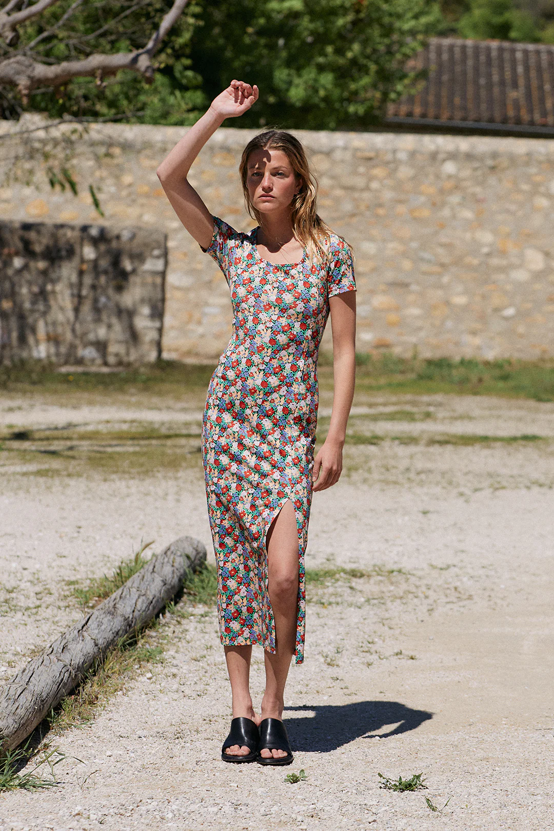 Stillkleid Les Fleurs mit Blumenmuster